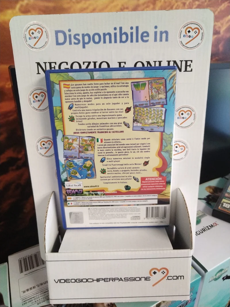 Worms Blast PS2 (usato garantito)(ver. italiana-spagnola) (senza il manuali)