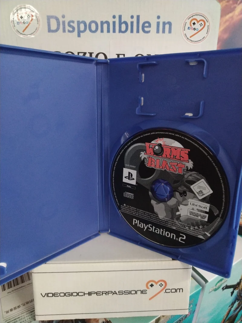 Worms Blast PS2 (usato garantito)(ver. italiana-spagnola) (senza il manuali)