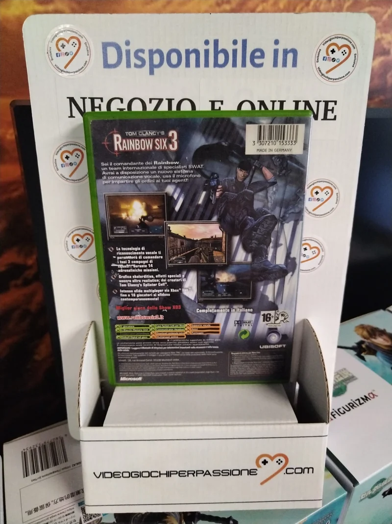 Tom Clancy's Rainbow Six 3 XBOX (usato garantito)(versione italiana)