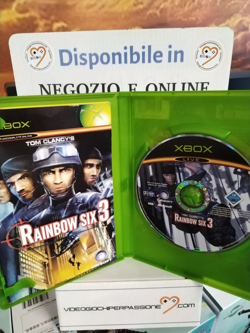 Tom Clancy's Rainbow Six 3 XBOX (usato garantito)(versione italiana)