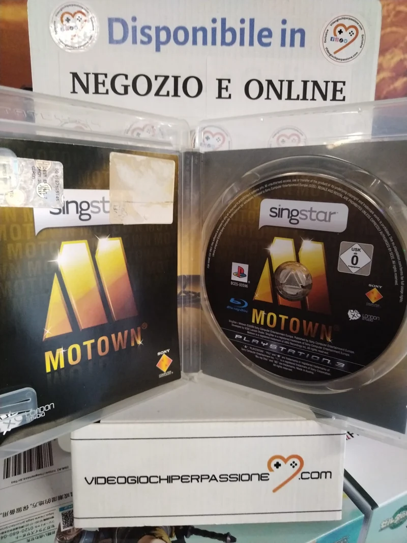SingStar Motown PS3 (usato garantito)(versione italiana)