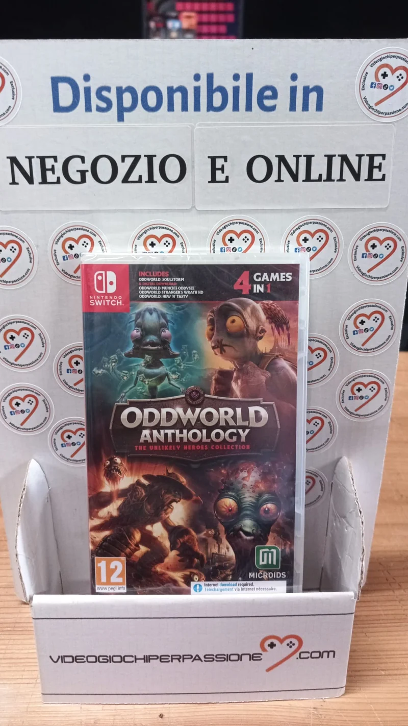 Oddworld Anthology - The Unlikely Heroes Collection 4 Giochi in 1 Edizione Europea
