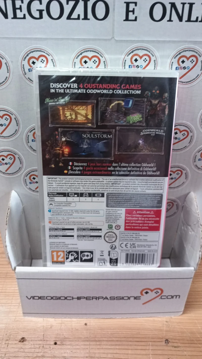 Oddworld Anthology - The Unlikely Heroes Collection 4 Giochi in 1 Edizione Europea