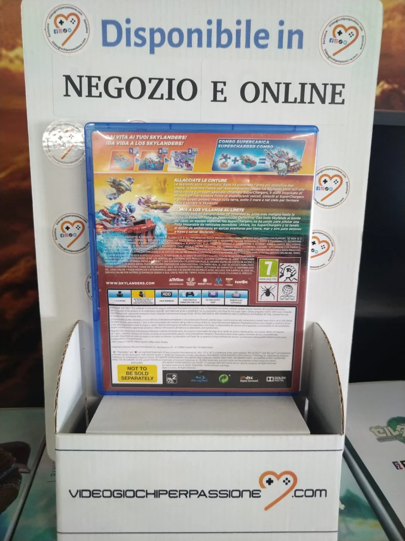 Skylanders SuperChargers PS4 (usato garantito)(versione ita. spa.)