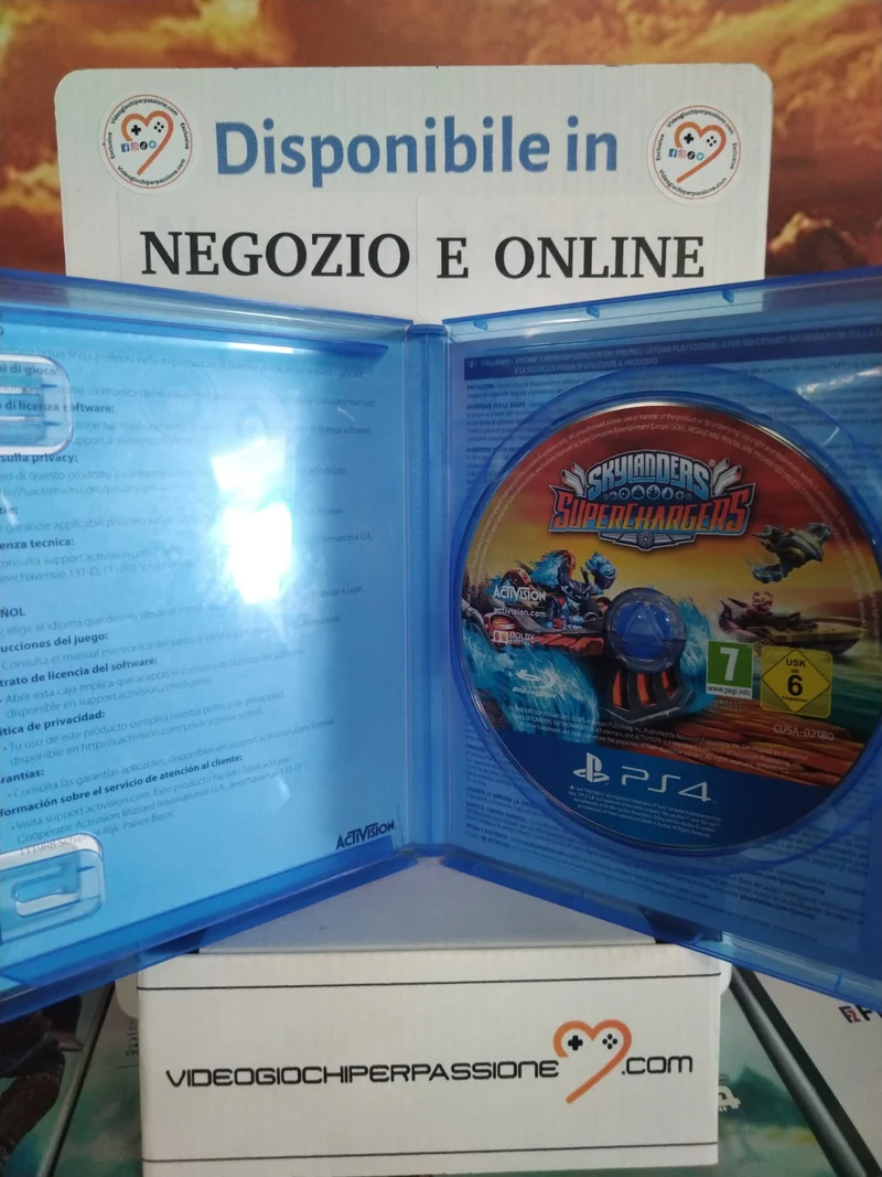 Skylanders SuperChargers PS4 (usato garantito)(versione ita. spa.)