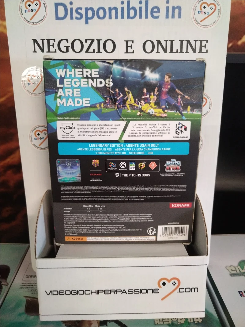PES 2018 Legendary Edition Xbox One (usato garantito)(versione italiana)