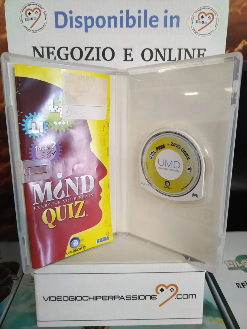 Mind Quiz Exercise your brain PSP (usato garantito)(versione italiana)