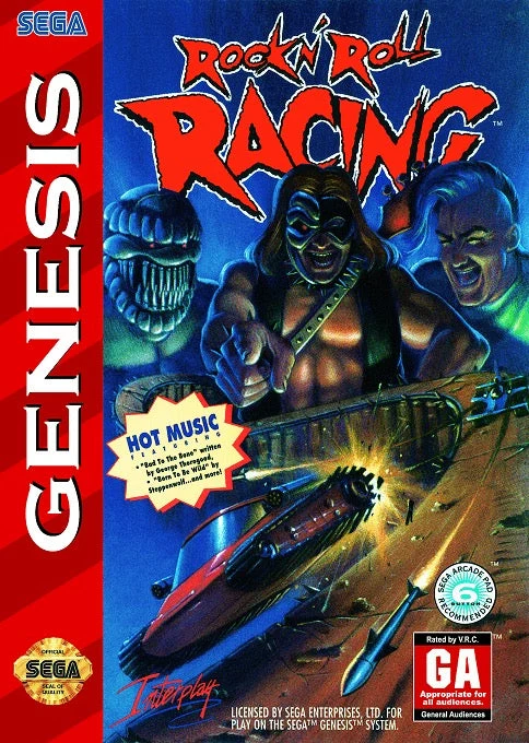 Rock 'n Roll Racing - Sega Genesis