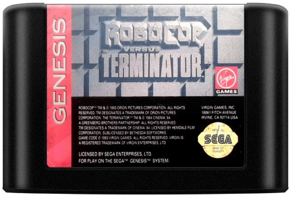 Robocop vs The Terminator - Sega Genesis