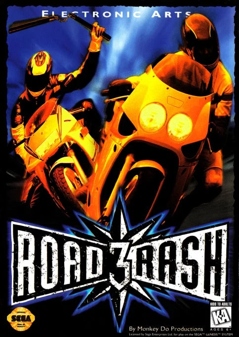 Road Rash III - Sega Genesis