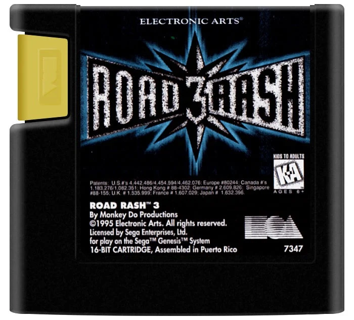 Road Rash III - Sega Genesis