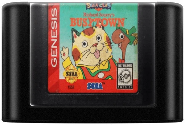Richard Scarry's BusyTown - Sega Genesis