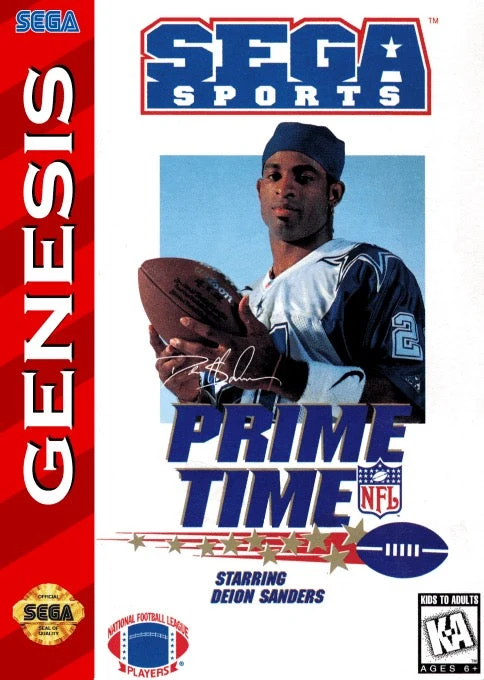 Prime Time NFL Football starring Deion Sanders - Sega Genesis