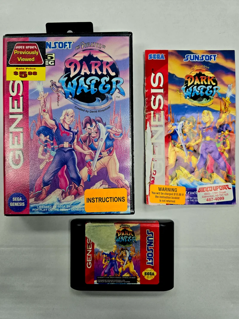 Pirates of Dark Water - Sega Genesis