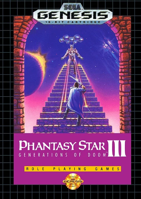 Phantasy Star III Generations of Doom - Sega Genesis