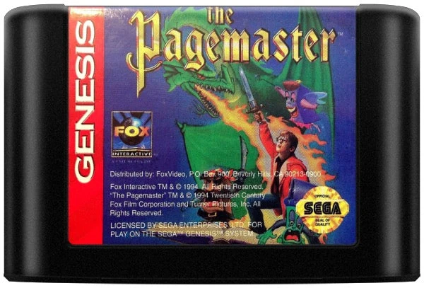 Pagemaster - Sega Genesis