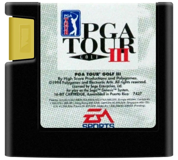 PGA Tour Golf 3 - Sega Genesis
