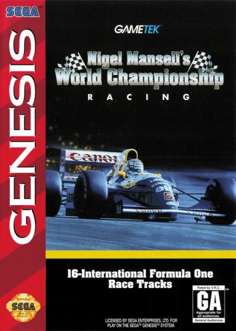 Nigel Mansell's World Championship Racing - Sega Genesis