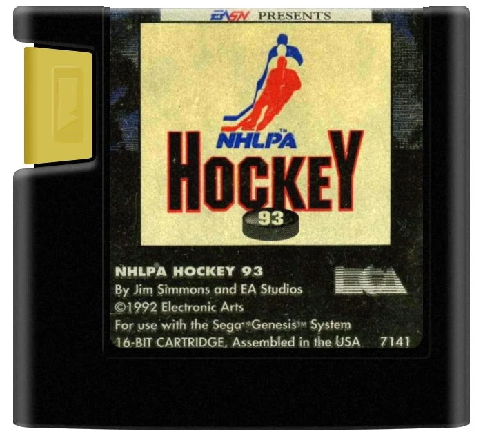 NHLPA Hockey '93 - Sega Genesis