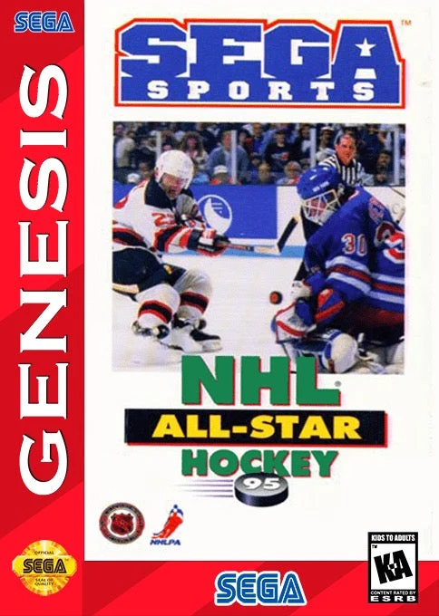 NHL All-Star Hockey 95 - Sega Genesis
