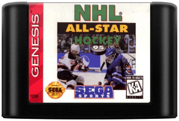NHL All-Star Hockey 95 - Sega Genesis