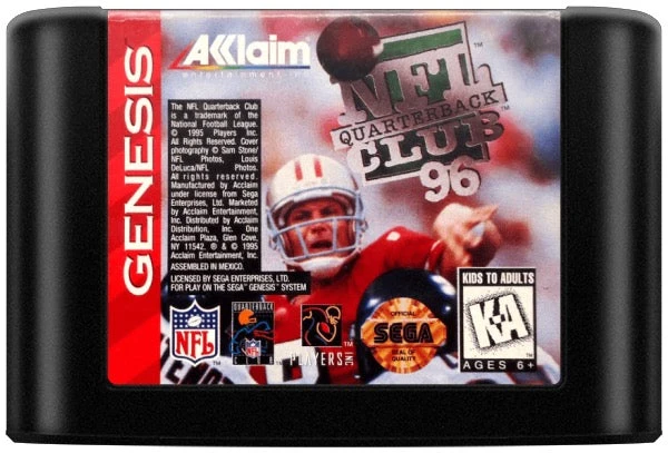 NFL Quarterback Club 96 - Sega Genesis