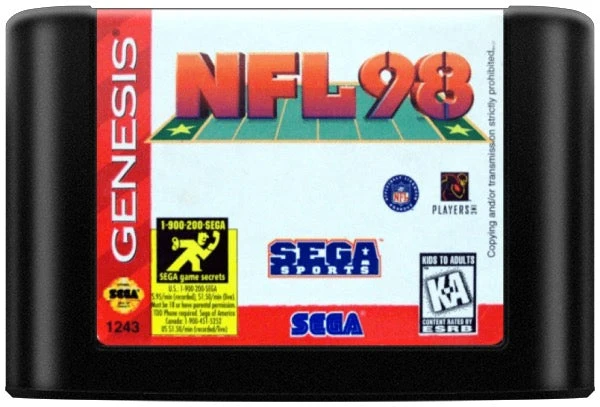 NFL '98 - Sega Genesis
