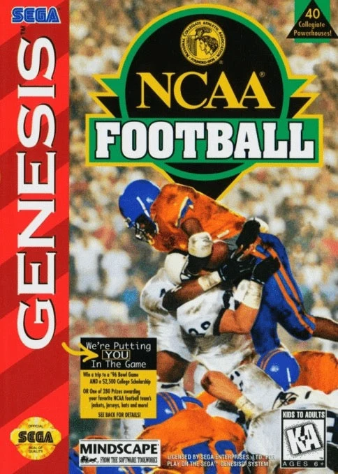 NCAA Football - Sega Genesis