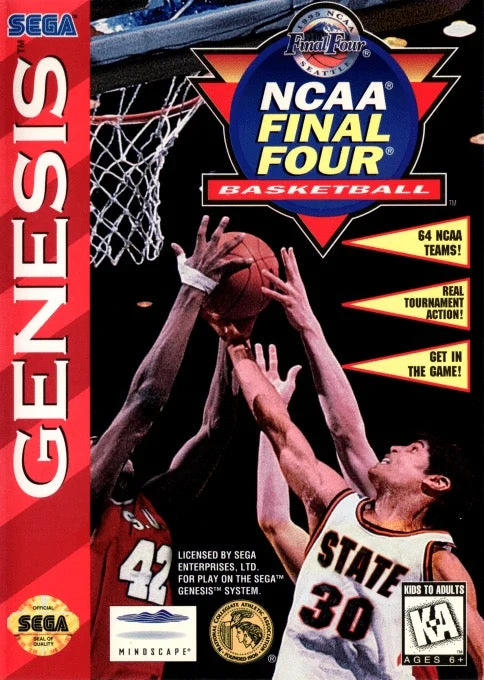 NCAA Final Four Basketball - Sega Genesis