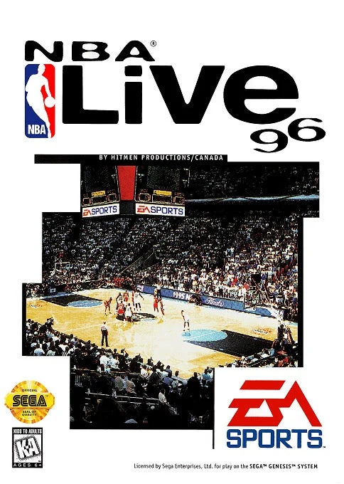 NBA Live 96 - Sega Genesis