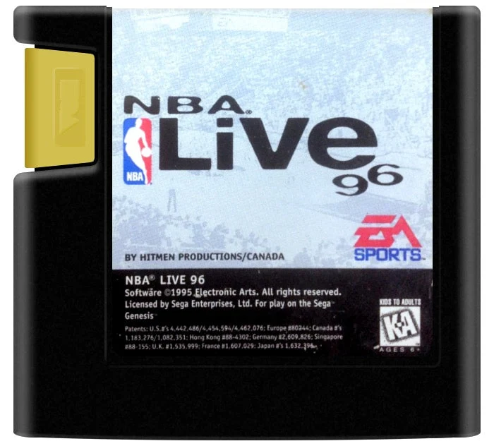 NBA Live 96 - Sega Genesis