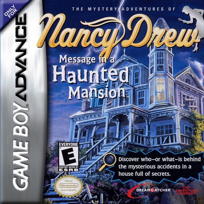 Nancy Drew Message in a Haunted Mansion - Nintendo Game Boy Advance