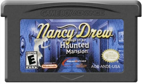 Nancy Drew Message in a Haunted Mansion - Nintendo Game Boy Advance