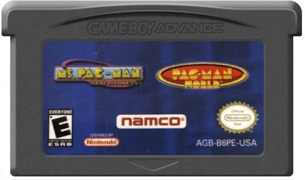 Ms. Pac-Man Maze Madness and Pac-Man World - Nintendo Game Boy Advance