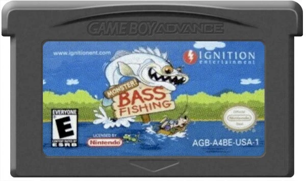 Monster Bass Fishing - Nintendo Game Boy Advance