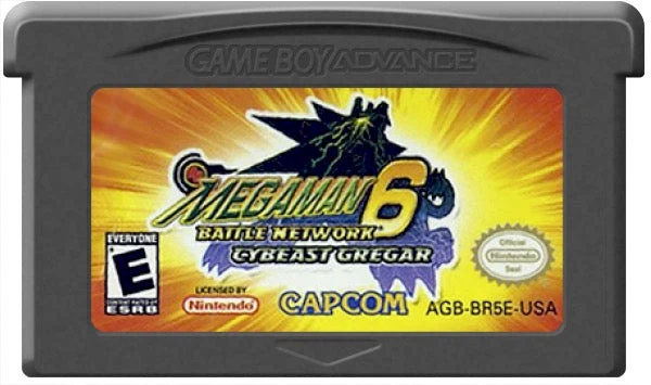 Mega Man Battle Network 6 Cybeast Gregar - Nintendo Game Boy Advance