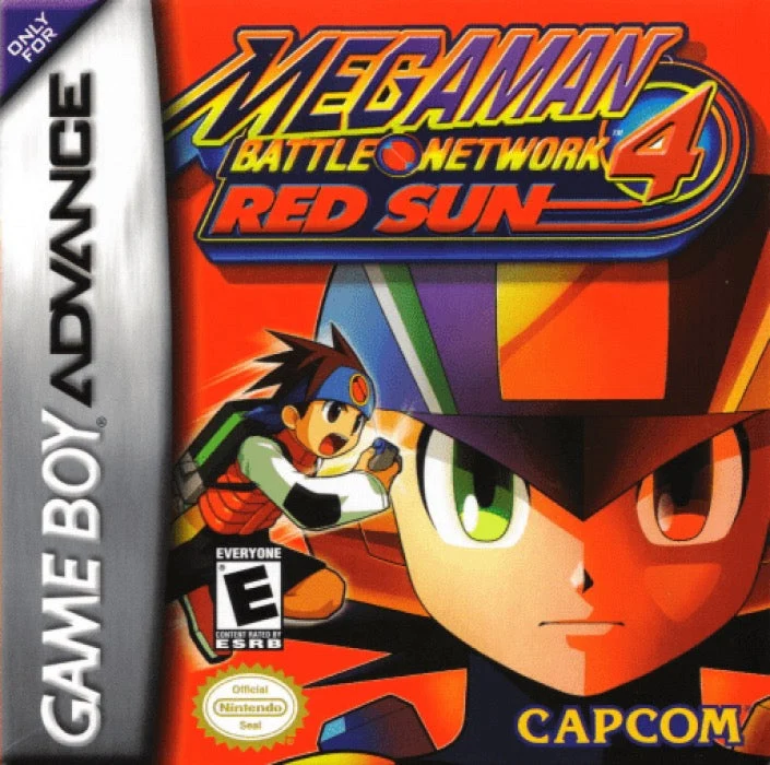 Mega Man Battle Network 4 Red Sun - Nintendo Game Boy Advance