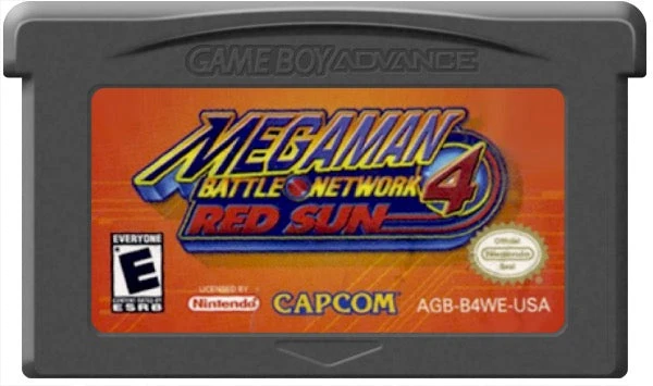 Mega Man Battle Network 4 Red Sun - Nintendo Game Boy Advance