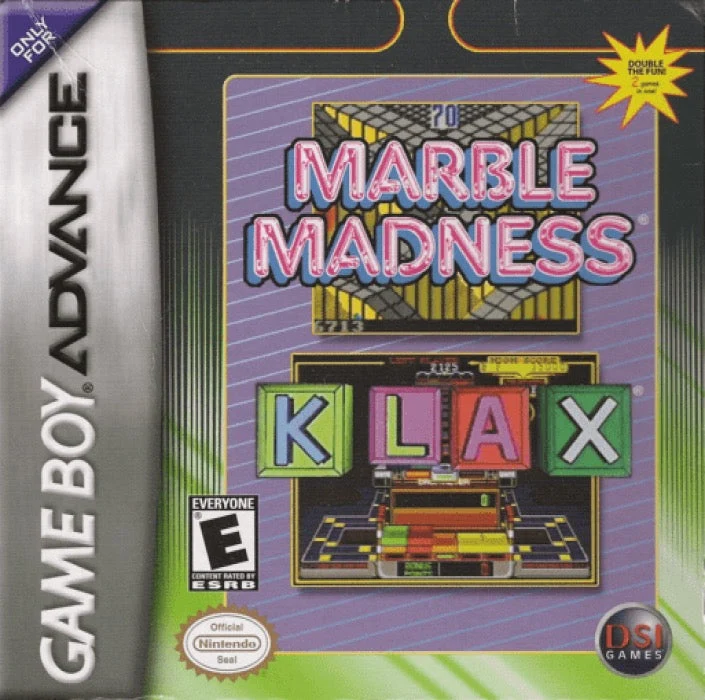 Marble Madness & Klax - Nintendo Game Boy Advance