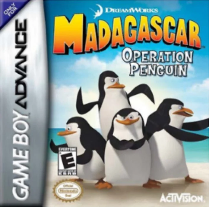Madagascar Operation Penguin and Shrek 2 - Nintendo Game Boy Advance