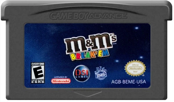 M&M's Break'Em - Nintendo Game Boy Advance
