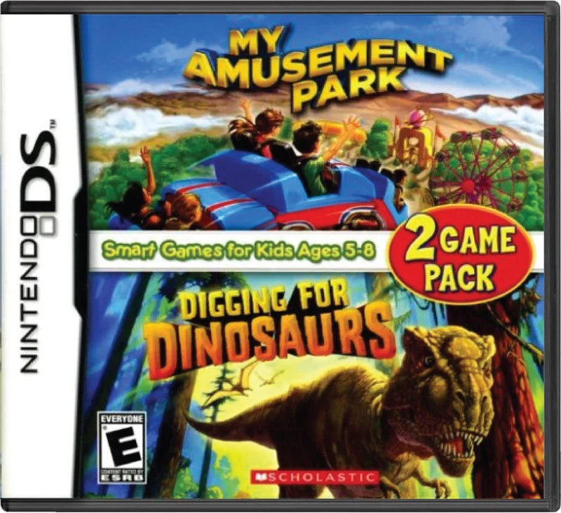 2 Game Pack My Amusement Park & Digging for Dinosaurs - Nintendo DS