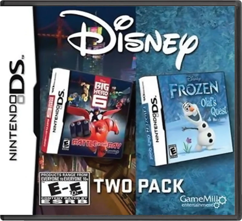 2 Game Pack Frozen + Big Hero 6 - Nintendo DS