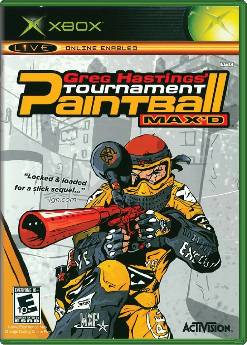 Greg Hastings Tournament Paintball Maxed - Microsoft Xbox