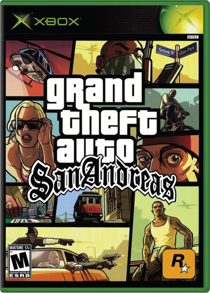 Grand Theft Auto GTA San Andreas - Microsoft Xbox