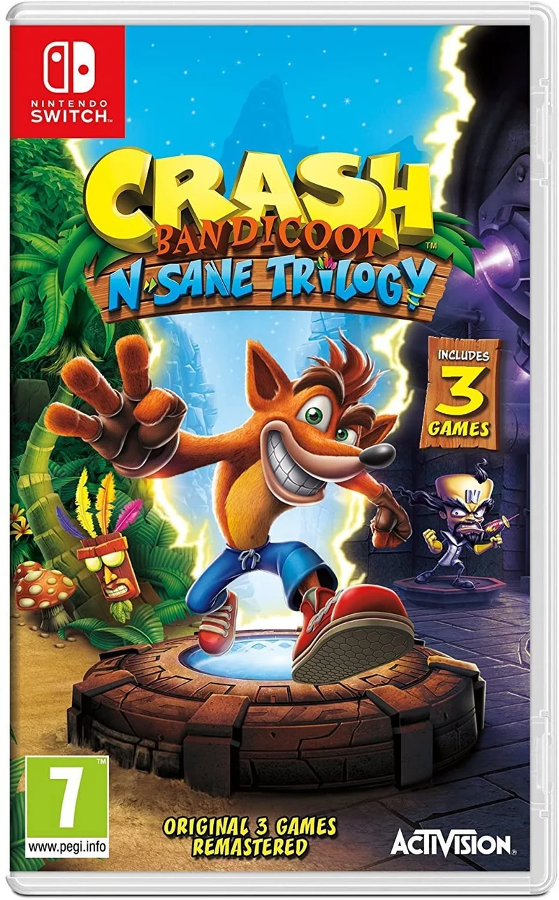CRASH BANDICOOT N SANE TRILOGY NINTENDO SWITCH (completamente in italiano)