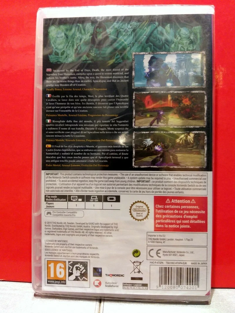 DARKSIDERS II DEATHINITIVE EDITION NINTENDO SWITCH EDIZIONE EUROPEA