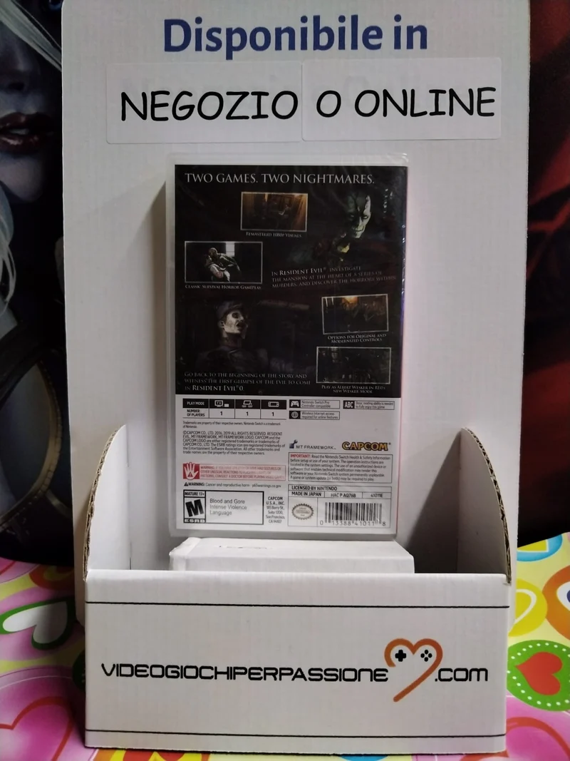 RESIDENT EVIL ORIGINS COLLECTION NINTENDO SWITCH VERSIONE AMERICANA