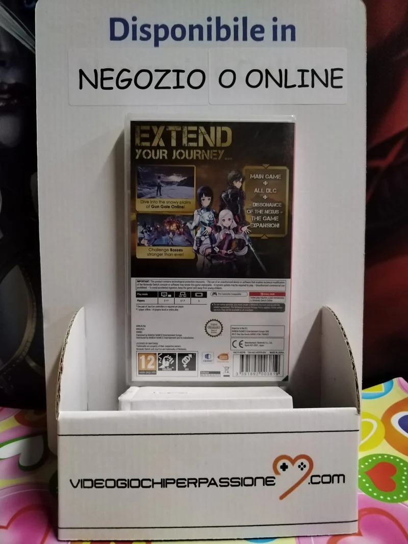 SWORD ART ONLINE: FATAL BULLET COMPLETE EDITION NINTENDO SWITCH EDIZIONE REGNO UNITO