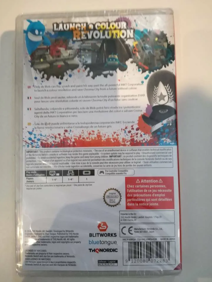DE BLOB NINTENDO SWITCH VERSIONE EUROPEA